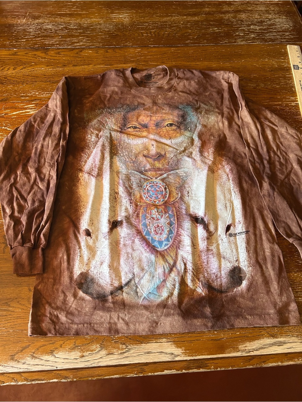 The Mountain Native-Inspired Graphic Long Sleeve Tee